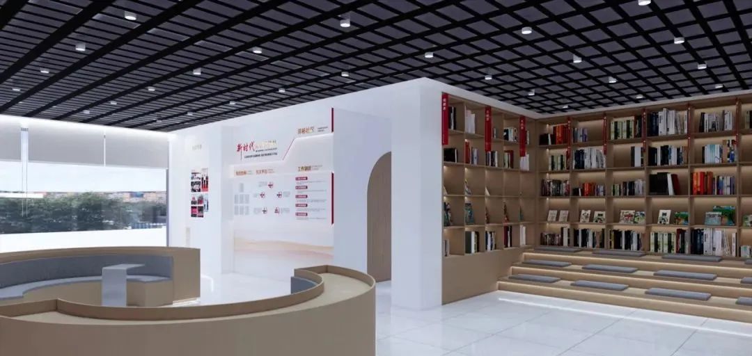 清遠(yuǎn)展廳裝修設(shè)計(jì)_公海恩德黨群中心展廳設(shè)計(jì)