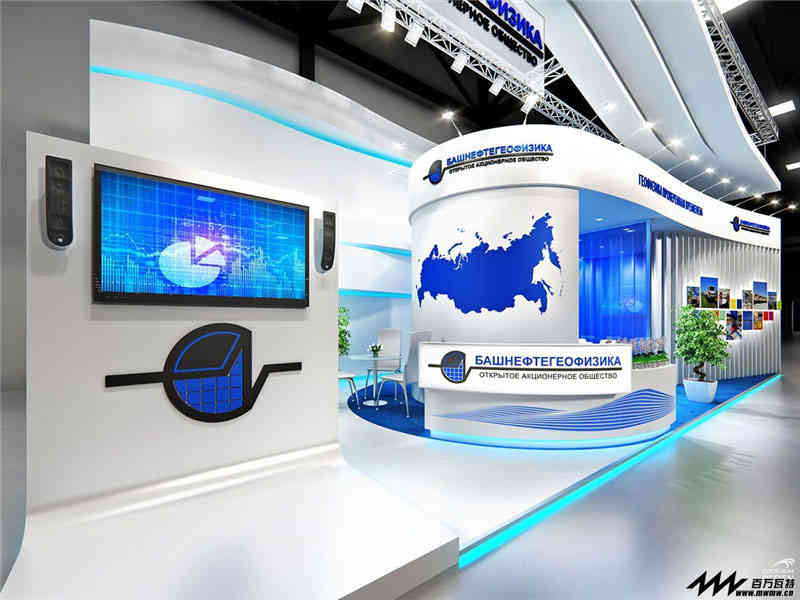 日本那智不二越機(jī)器人公司參展上海展覽公司上海展覽設(shè)計展臺搭建2