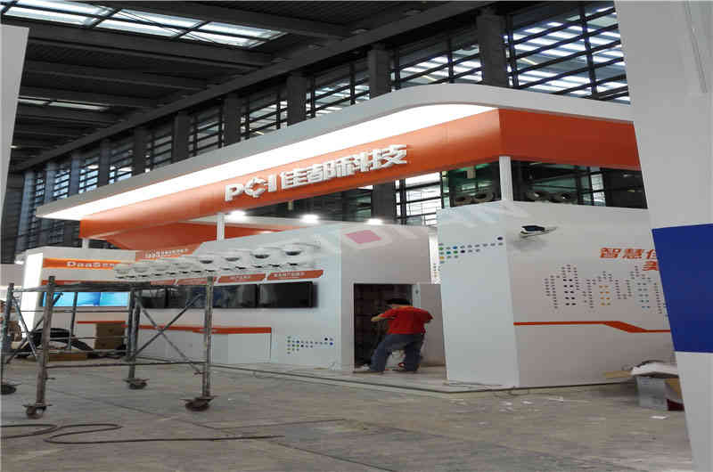 佳都科技深圳安防展深圳展臺(tái)設(shè)計(jì)搭建