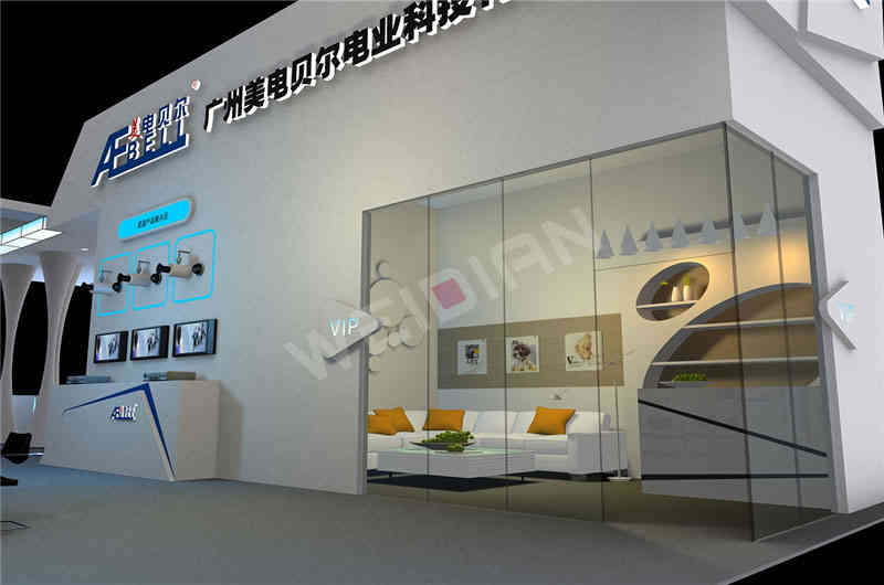 美電貝爾深圳安防展深圳展臺(tái)設(shè)計(jì)搭建