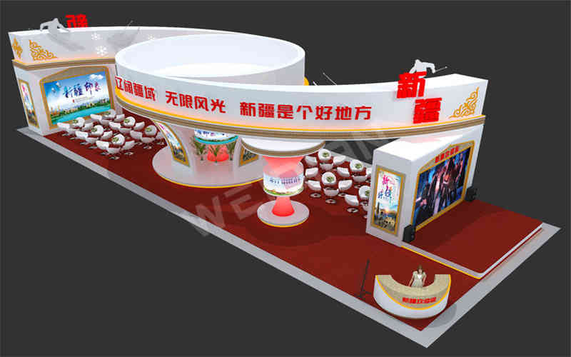 維點(diǎn)展覽裝飾設(shè)計(jì)公司助力新疆廣州國(guó)際旅游展覽會(huì)BITE廣州展臺(tái)設(shè)計(jì)搭建