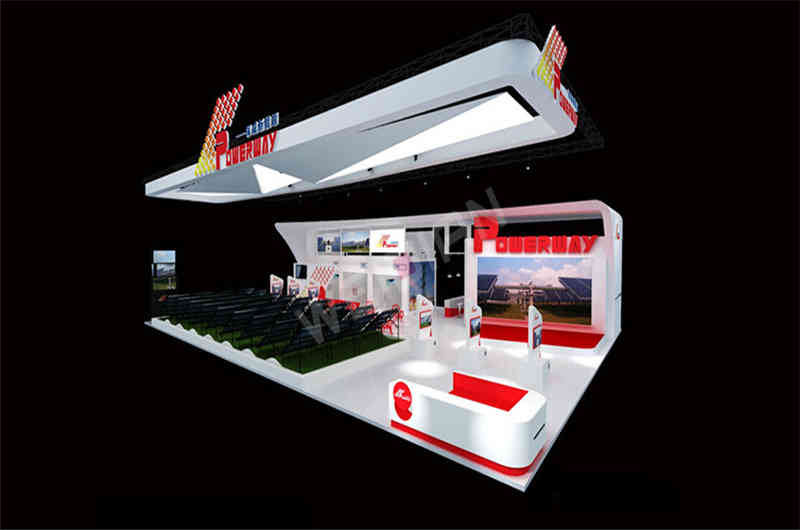 特裝展臺(tái)展覽設(shè)計(jì)公司助力保威能源成都國際太陽能光伏及儲(chǔ)能技術(shù)展覽會(huì)PV chengdu廣州廣交會(huì)展臺(tái)搭建商