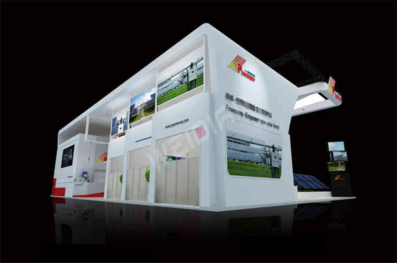 特裝展臺(tái)展覽設(shè)計(jì)公司助力保威能源成都國際太陽能光伏及儲(chǔ)能技術(shù)展覽會(huì)PV chengdu廣州廣交會(huì)展臺(tái)搭建商