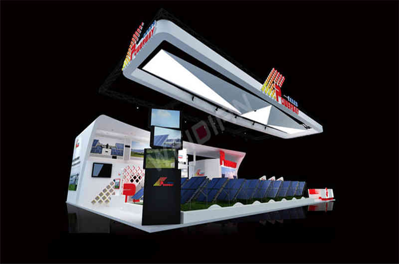 特裝展臺(tái)展覽設(shè)計(jì)公司助力保威能源成都國際太陽能光伏及儲(chǔ)能技術(shù)展覽會(huì)PV chengdu廣州廣交會(huì)展臺(tái)搭建商