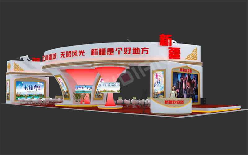 維點(diǎn)展覽裝飾設(shè)計(jì)公司助力新疆廣州國際旅游展覽會BITE廣州展臺設(shè)計(jì)搭建 維點(diǎn)展覽裝飾設(shè)計(jì)公司助力新疆廣州國際旅游展覽會BITE廣州展臺設(shè)計(jì)搭建