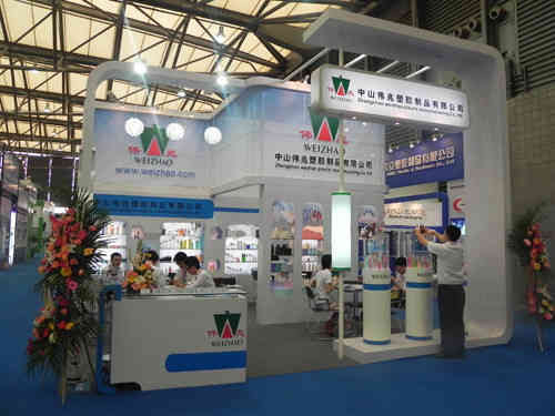 廣州展臺搭建公司助力偉兆塑膠中國國際塑料橡膠工業(yè)展覽會廣州展臺設計搭建