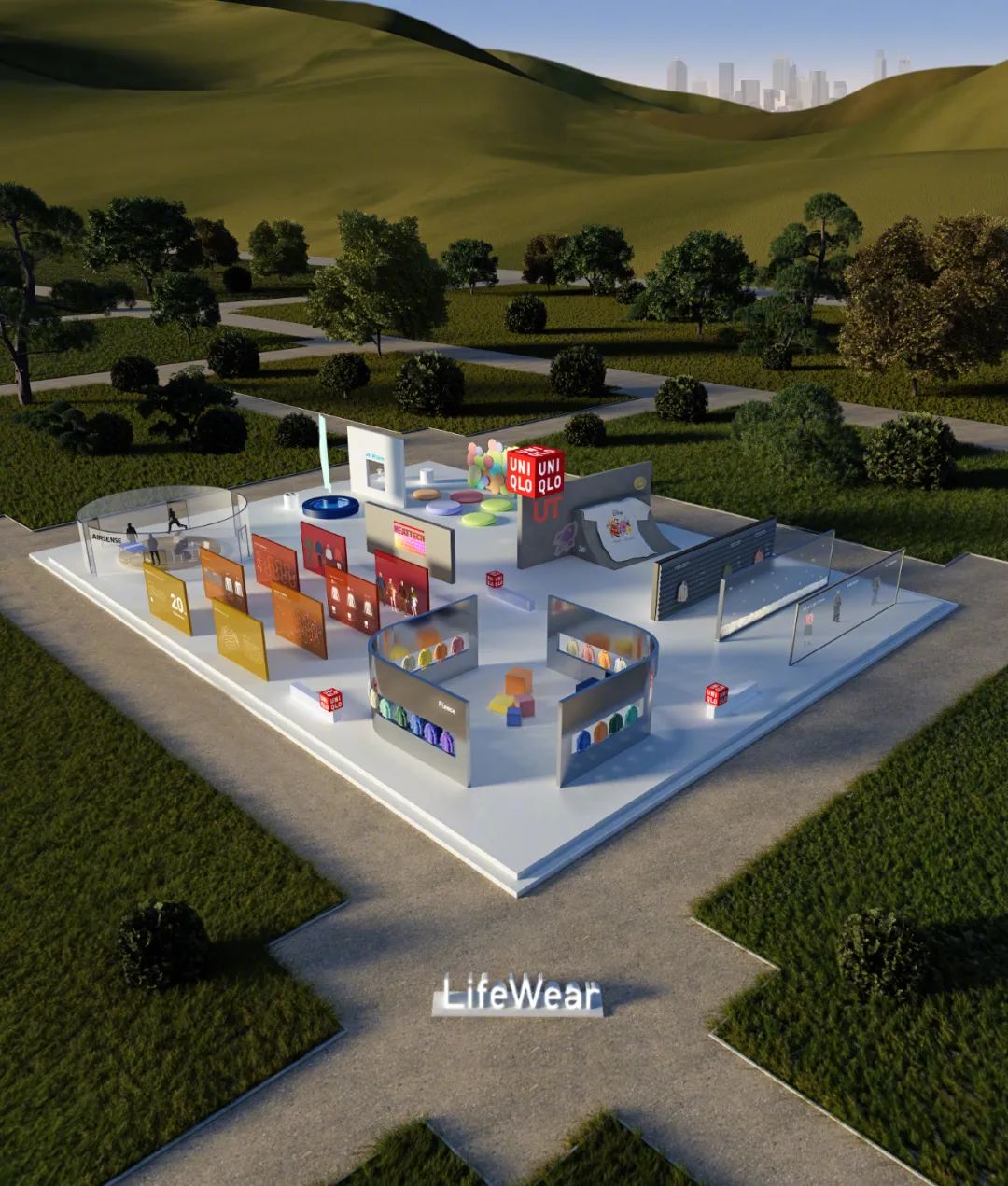 杭州展會設計搭建公司領你看2023進博會最具有創(chuàng)意00家企業(yè)展臺(優(yōu)衣庫展臺)5