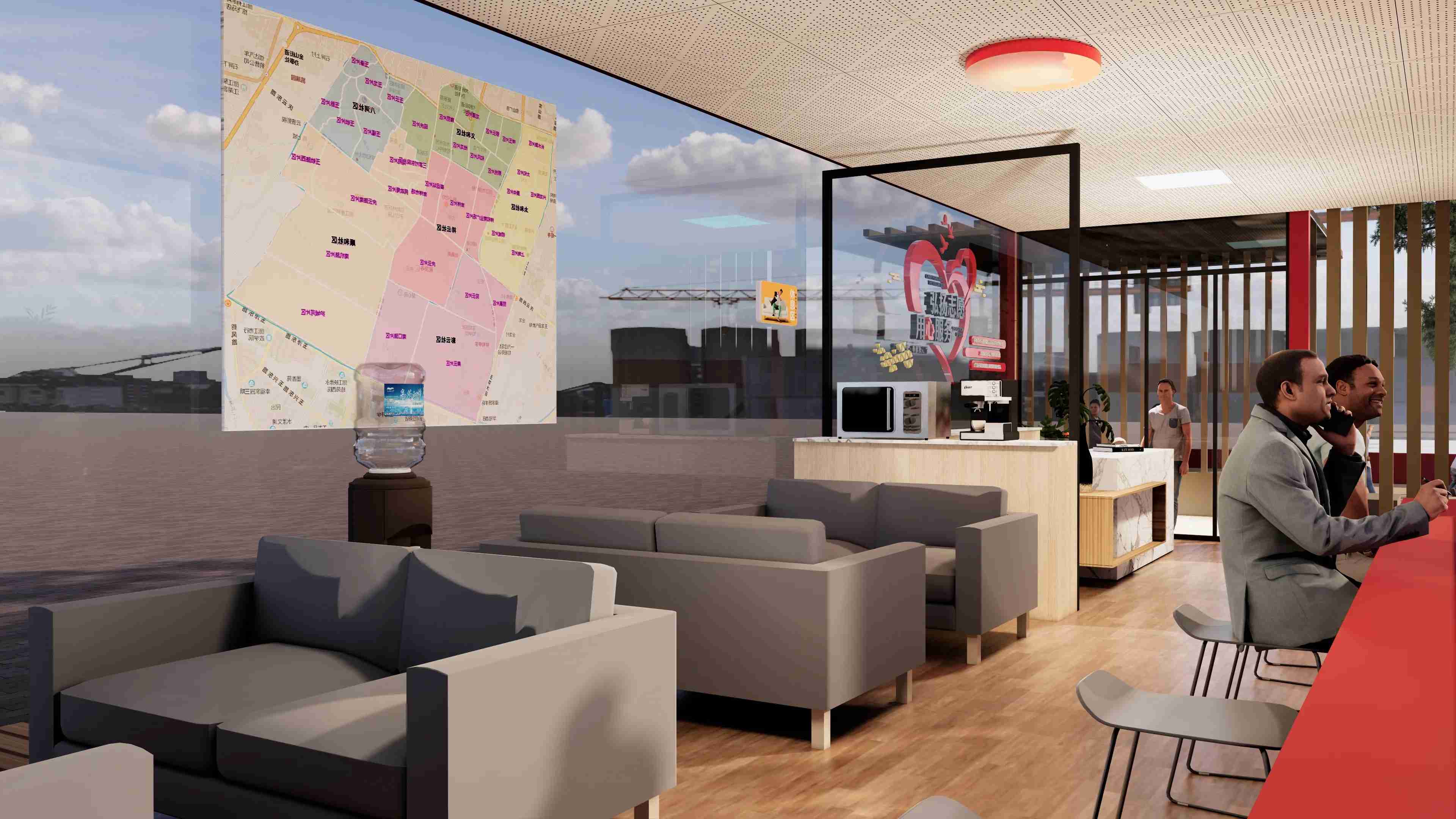 廣東佛山黨群服務驛站、廣東暖心驛站、廣東愛心驛站設計施工