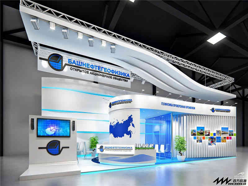 日本那智不二越機(jī)器人公司參展上海展覽公司上海展覽設(shè)計展臺搭建3