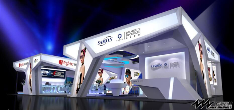 海爾集團(tuán)參展廣州會展中心（LVCC）廣州展覽設(shè)計展臺搭建4