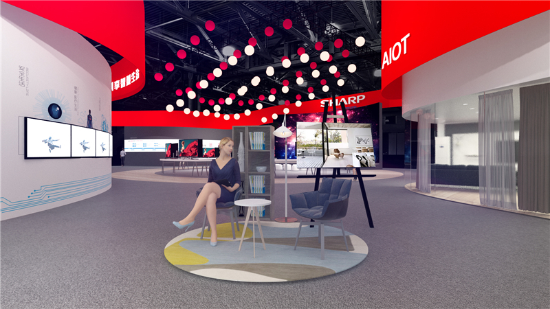 納思達(dá)美極有限公司參展廣州展覽中心展覽設(shè)計(jì)展臺(tái)搭建4